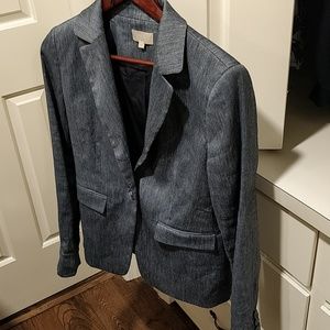LOFT Chambray Blazer